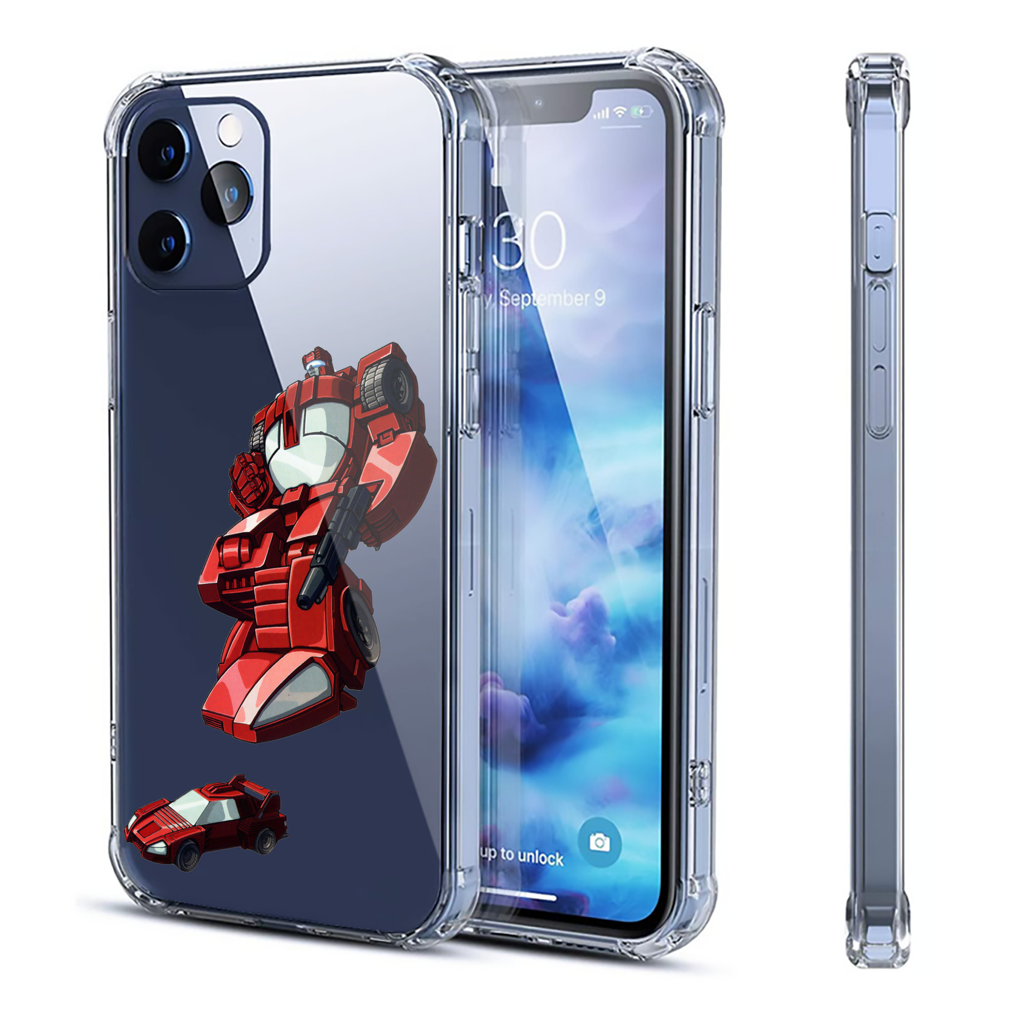 （画像用）  【iPhone 12シリーズ対応】透明スマホケース（クリアソフトケース）